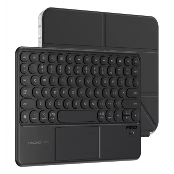 AMAZINGTHING Minimal Case Keylite Combo Keyboard Case for iPad Air 13 M3/M4 (2025/2026) - Black