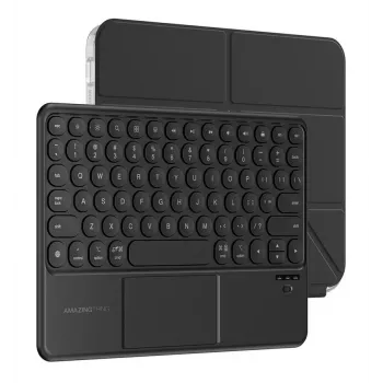 AMAZINGTHING Minimal Case KeyLite Combo Keyboard Case for iPad Air 11 M2/M3/M4 (2024/2025/2026) - Black