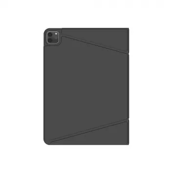 AMAZINGTHING Matte Pro Mag Folio Case ar Statīvu iPad Air 13 M2/M3/M4 (2024/2025/2026) - Melns