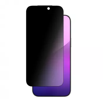 AMAZINGTHING Titan Privacy FusionFilter 7 Rūdīta Stikla Ekrāna Aizsargs Apple iPhone 17 Pro Max, Privātuma Filtrs, 9H Cietība, Oleofobs Pārklājums, 0.33 mm, 2.5D Noapaļotas Malas, Melns