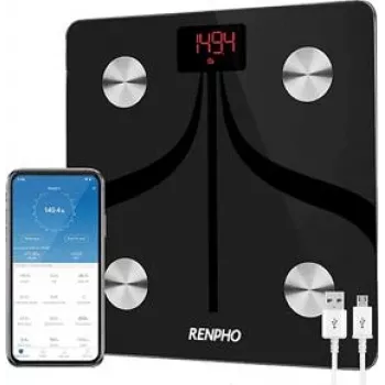 Renpho viedie svari ar lietotni - Melni (ES-30M-US)