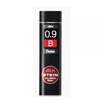 Pentel C279-BO Super Hi-Polymer Lead Refills 0,9 mm B Black 36 Leads Box