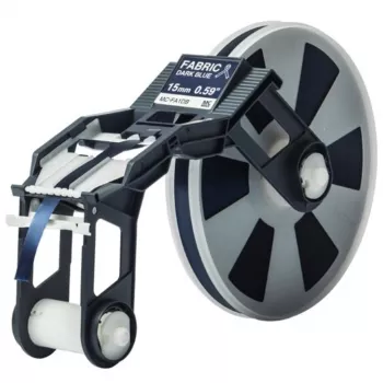 Brother MCFA1DB Auduma gludināmā etiķešu lente – tumši zils uz balta – 15mm x 3m