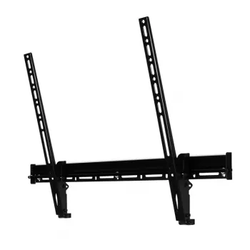 B-TECH BTV521 Fiksētais sienas stiprinājums 32-65 collu ekrāniem, melns, 70 kg ietilpība, VESA 75x75 līdz 600x400