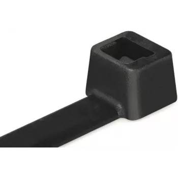 HellermannTyton UB200C-B-PA66-BK Saites saite 200x4.6mm Melna (100 iepakojums)