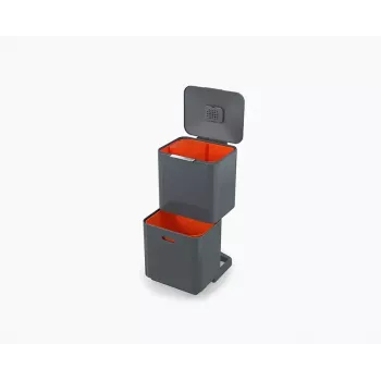 Joseph Joseph Waste Bin Totem 60 L Grey