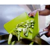 Joseph Joseph Chop2Pot Plus zaļš salokāms griešanas dēlis