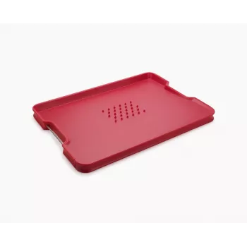Joseph Joseph Cut&Carve Plus Divpusējs XL Griešanas dēlis sarkans