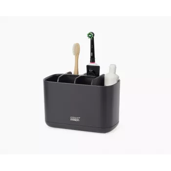 Zobu suku turētājs Joseph Joseph EasyStore Large, matēti melns (70599)