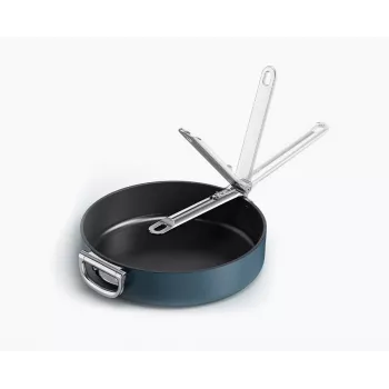 Joseph Joseph Space Fold Handle Keramikas Nepiedegošā 28 cm Zilā Cepamā Panna