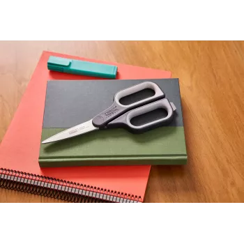 Joseph Joseph PlusCut Grey Scissors with Integrated Box Cutter
