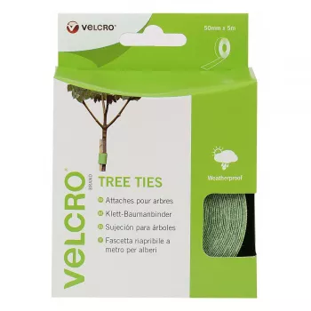 VELCRO Brand ONE-WRAP atkārtoti lietojamā kabeļu saites ruļļa - Zaļš - 50 mm x 5 m - Kaste