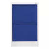 Phoenix Safe FC1002GBK 2-Drawer Fire File Filing Cabinet, Blue