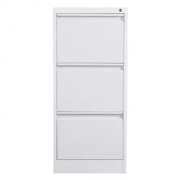 Phoenix Safe FC1003GGK 3-Drawer Vertical Filing Cabinet, Grey, 120-Minute Fire Protection