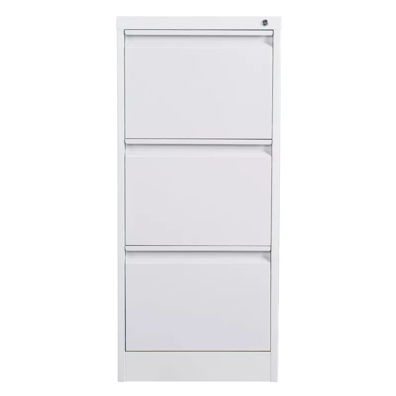 Phoenix Safe FC1003GGK 3-Drawer Vertical Filing Cabinet, Grey, 120-Minute Fire Protection