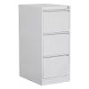 Phoenix Safe FC1003GGK 3-Drawer Vertical Filing Cabinet, Grey, 120-Minute Fire Protection