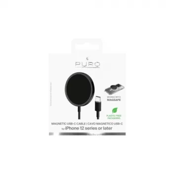 PURO Magnetico MagSafe Wireless Charger 1m Black