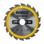 DEWALT ripzāģa asmens 190x30mm 18T +20° slīpuma leņķis ar 20mm reducēšanas gredzenu