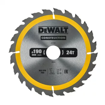 DEWALT Ripzāģa Disks 190x30mm 24T +16° Super Thin Kerf TCT