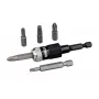 DEWALT DT71514 Impact Torsion Skrūvgrieža Uzgaļu Komplekts, 6 gab., 25mm, PZ2/PH2/T20/T25
