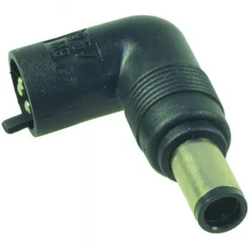 2-POWER TIP6005A Notebook Power Tip - 5,5mm x 2,5mm DC Barrel Connector - Melns