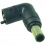 2-POWER TIP6005A Notebook Power Tip - 5,5mm x 2,5mm DC Barrel Connector - Melns