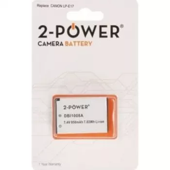 2-POWER DBI1008A uzlādējams akumulators Litija-Jonu 950 mAh 7,4 V Canon LP-E8