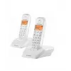 Motorola S1202 DECT Bezvadu Telefonu Komplekts 2 gab., Balts