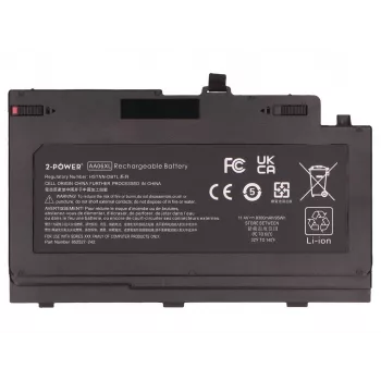 2-Power HP ZBook 17 G4 galvenais akumulators - 95 Wh, 11,55 V, 6 šūnas, Li-ion