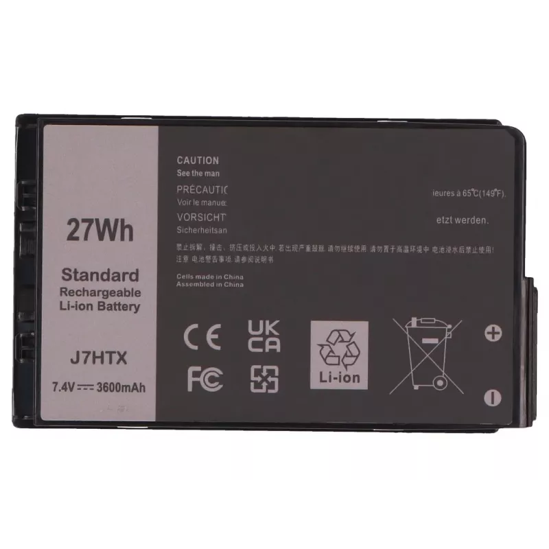 2-Power Main Battery Pack Dell Latitude 12 7212 - 3600 mAh
