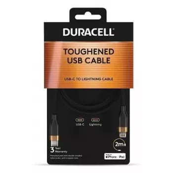 2-POWER 2m USB-C to Lightning kabelis - Balts - MFi sertificēts - 60W PD