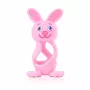 Brush Baby Bobbie Bunny Teether - Rose Pink