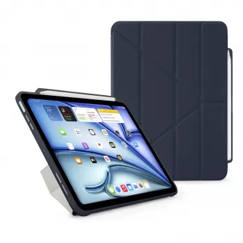 Pipetto Origami No3 Pencil Case iPad Air 11 (M2/M3) / iPad Air 10.9 (4th/5th Gen), Tumši zils