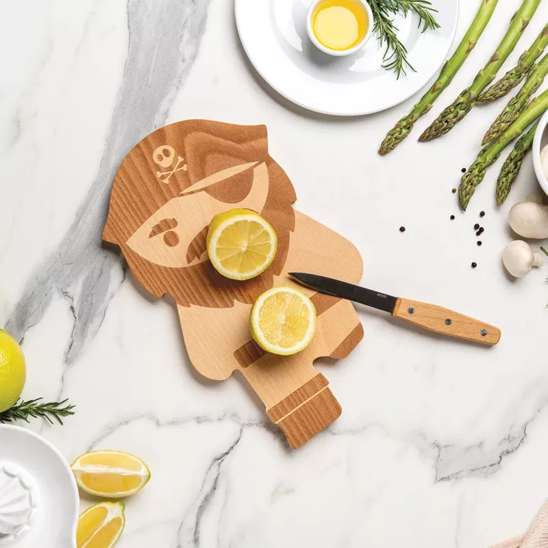 OTOTO Pirate Board Cutting Board & Knife Set