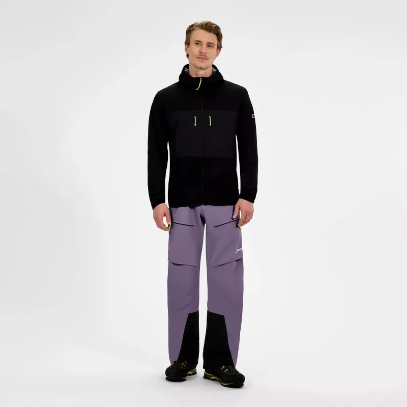 Berghaus Extrem Vanguard GTX vīriešu ūdensizturīgas apvalka bikses - Purple Planet, izmērs L