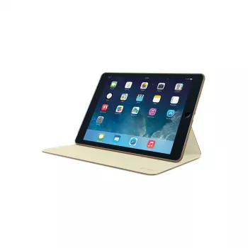 Logitech Hinge Protective Case for Apple iPad Air (1st Gen) - Light Brown - Polyester