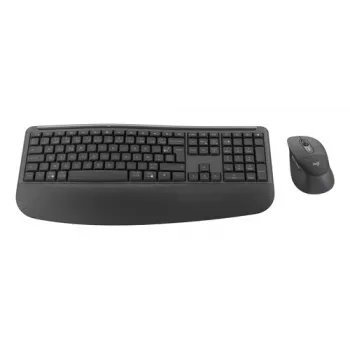 Logitech Signature Comfort Plus Combo MK880 for Business Wireless Keyboard and Mouse Combo UK Layout Graphite