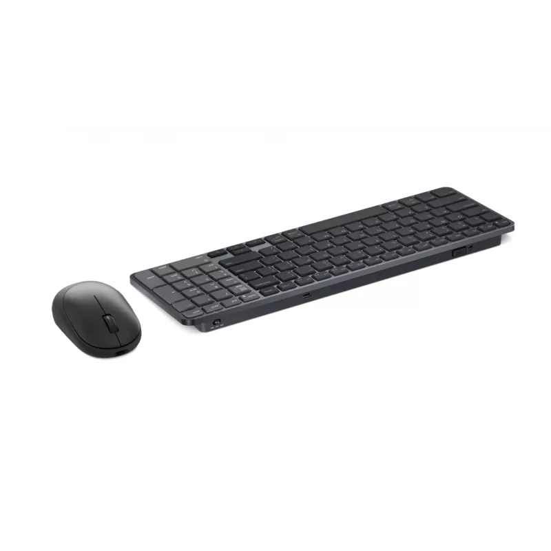 Dell Pro 7 uzlādējama kompaktā tastatūra un pele - KM746 - igauņu (QWERTY) - Titan Gray