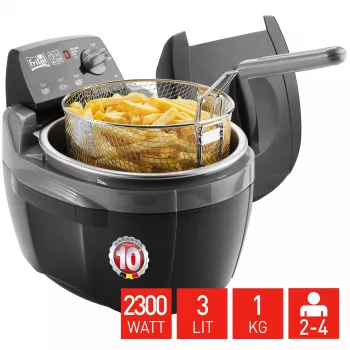 Fritel Turbo SF 4209 Deep Fryer 3L 2.3kW Stainless Steel/Black