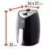 FRITEL Starter My SnackTastic 4202 Airfryer 1kW Silver/Black