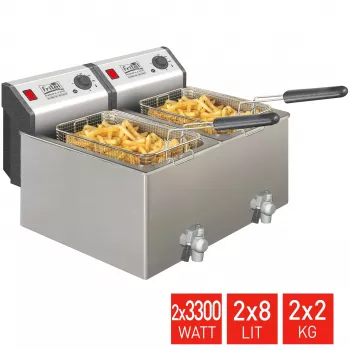 FRITEL TURBO SF Deep Fryer 16 Liter 6.6kW Stainless Steel