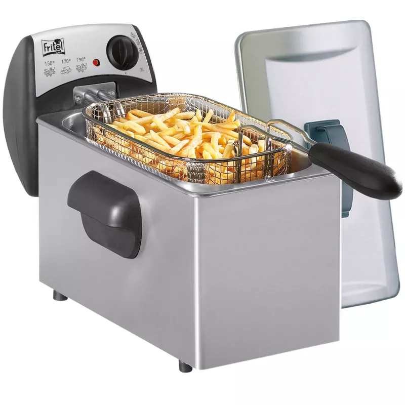 FRITEL Starter fritieris 3L 2.2kW nerūsējošais tērauds