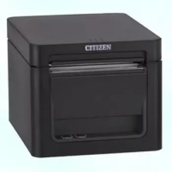 Citizen CT-E651 tiešās termodrukas čeku printeris - 300 mm/s, 203 dpi, USB un LAN, automātiskais griezējs, melns