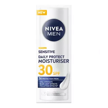 NIVEA Men Sensitive Daily Protect Mitrinošs Sejas Krēms SPF30 50ml