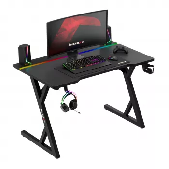 Huzaro Hero 2.4 RGB Black Gaming Desk