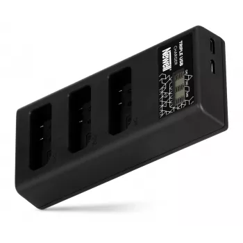 Newell CD-USB-C 3-Kanālu Akumulatoru Lādētājs Nikon EN-EL14