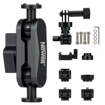 Newell 30-Daļu Action Camera Piederumu Komplekts - Melns