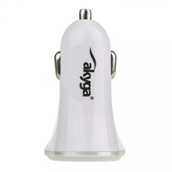 Akyga AK-CH-07 Auto lādētājs 12/24V 18W USB-A Quick Charge 3.0 5-12V / 1.5-3A Balts