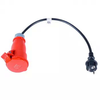 Akyga AK-SC-E06 elektroauto lādētāja adapteris CEE 5 kontaktu 16 A – CEE 7/7, 0,5 m