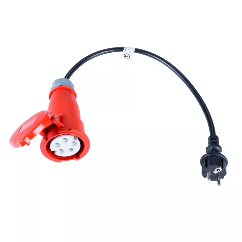 Akyga AK-SC-E06 adapteris CEE 7/7 uz 5 kontaktu 16A